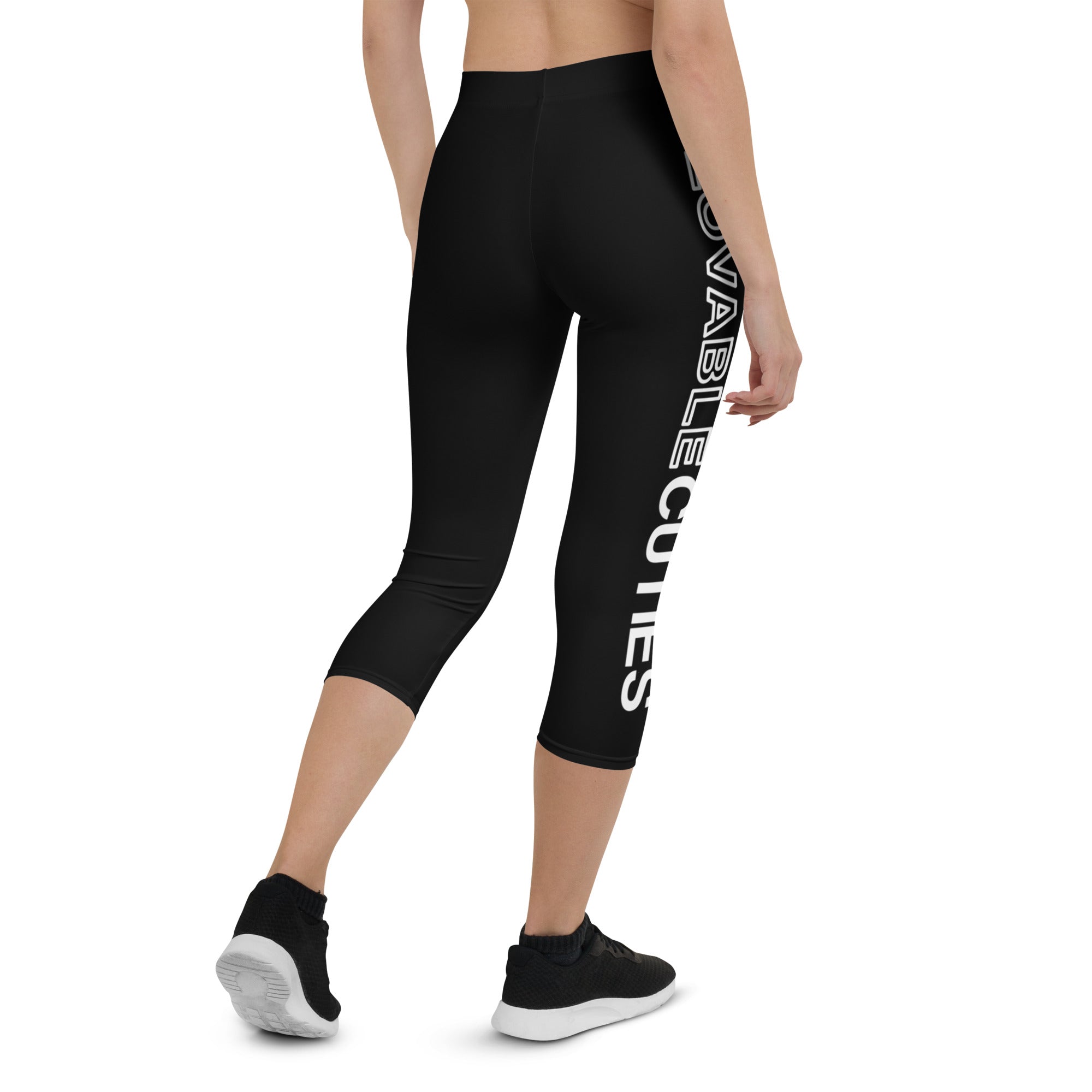 Lovable Cuties Black Capri Leggings