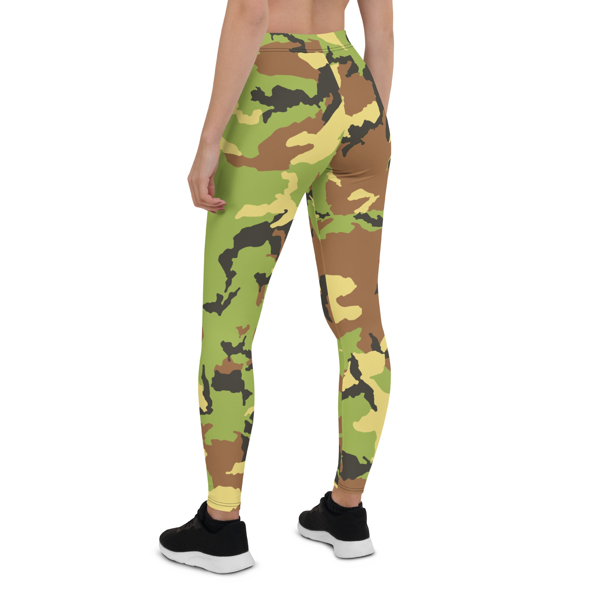 Green Camo Leggings