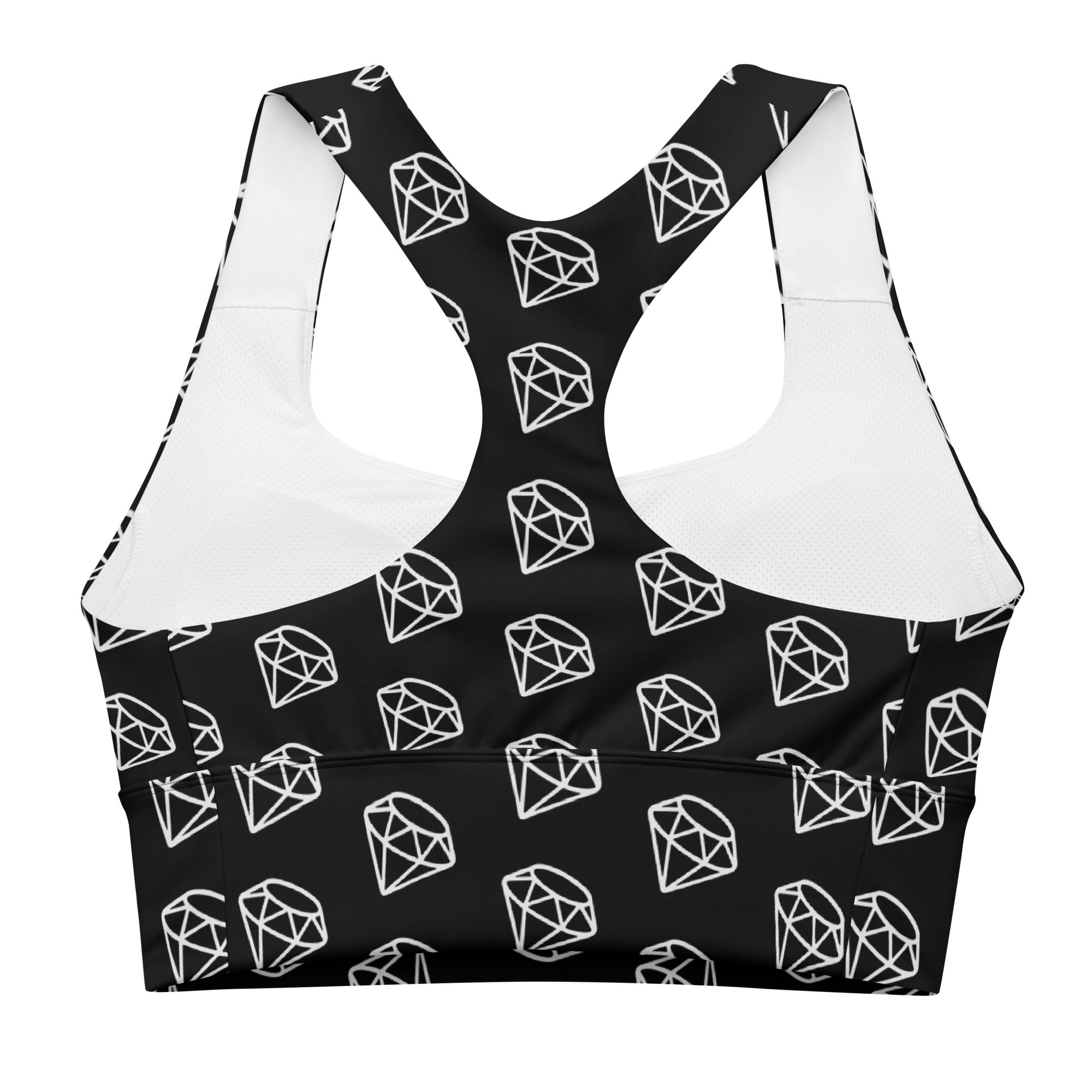 Diamond Longline Sports Bra