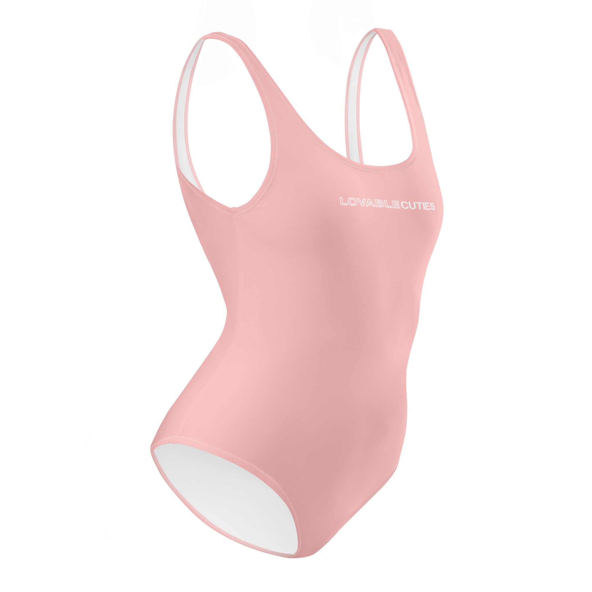 Lovable Cuties Pink One-Piece Swimsuit