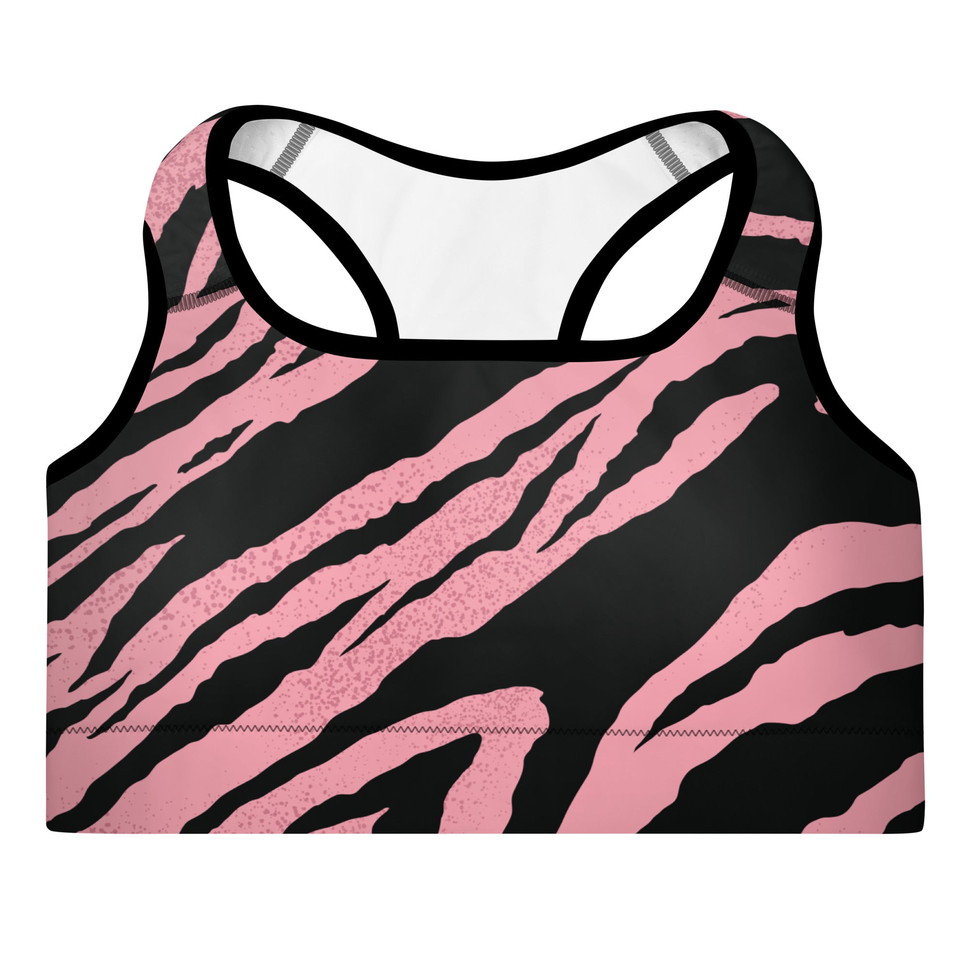 Pink Tiger Padded Sports Bra