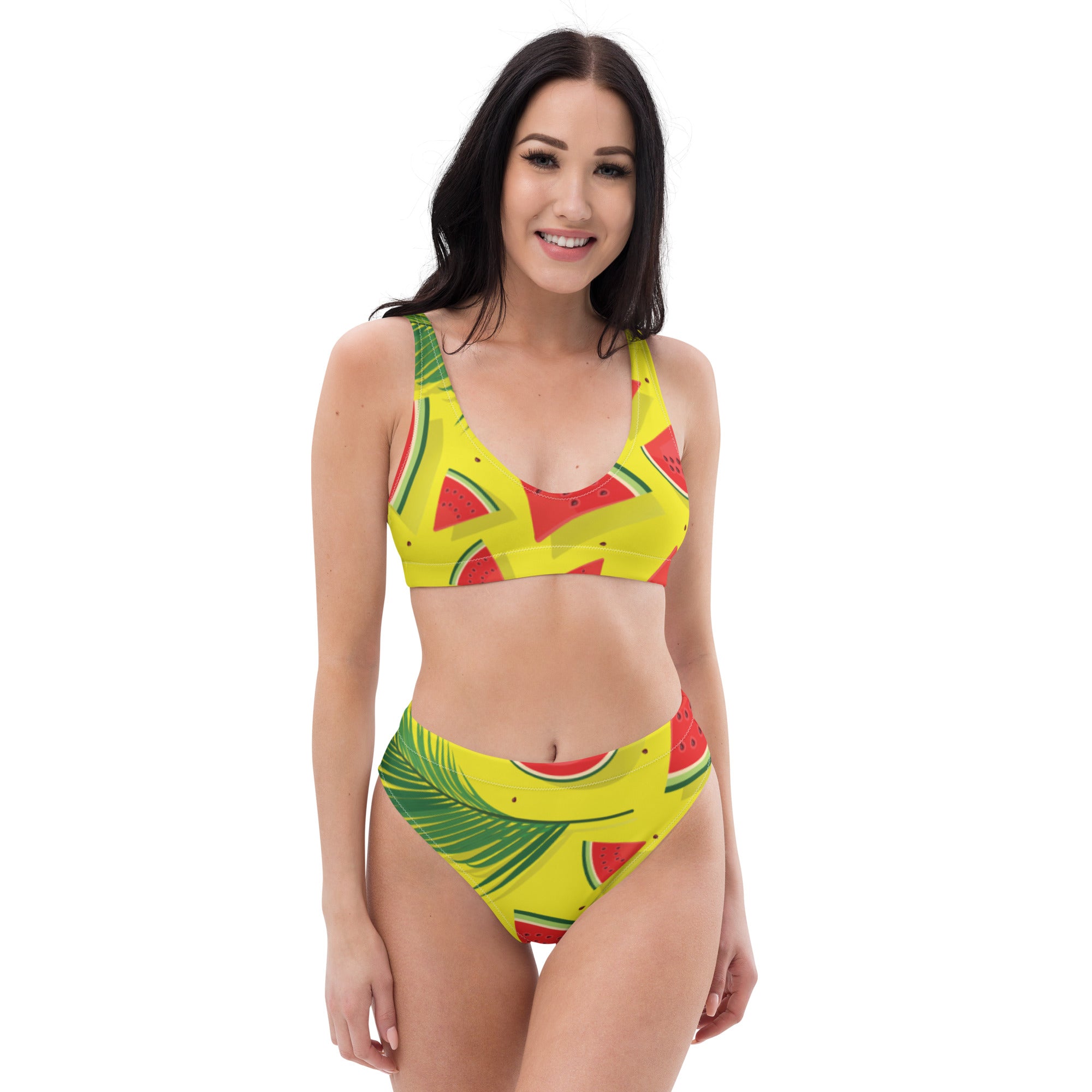 Watermelon High-Waisted Bikini