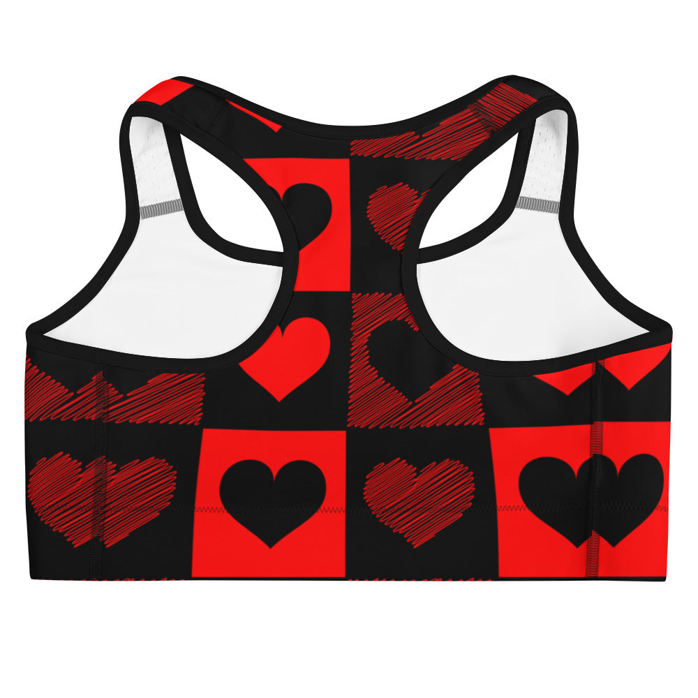 Hearts Sports Bra