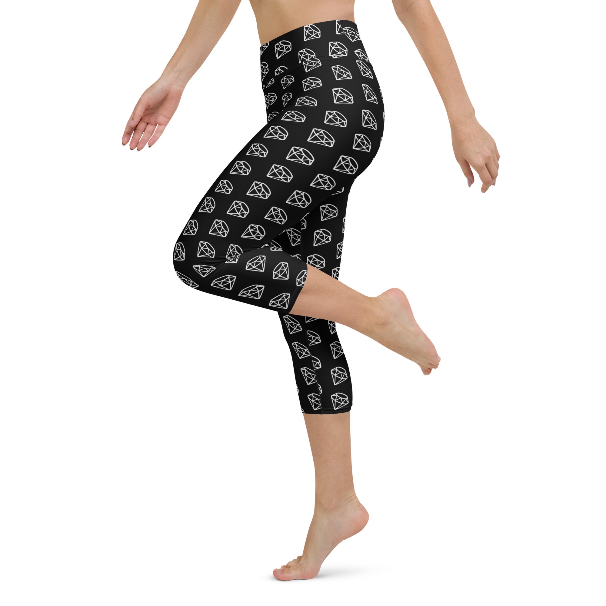 Diamond Yoga Capri Leggings