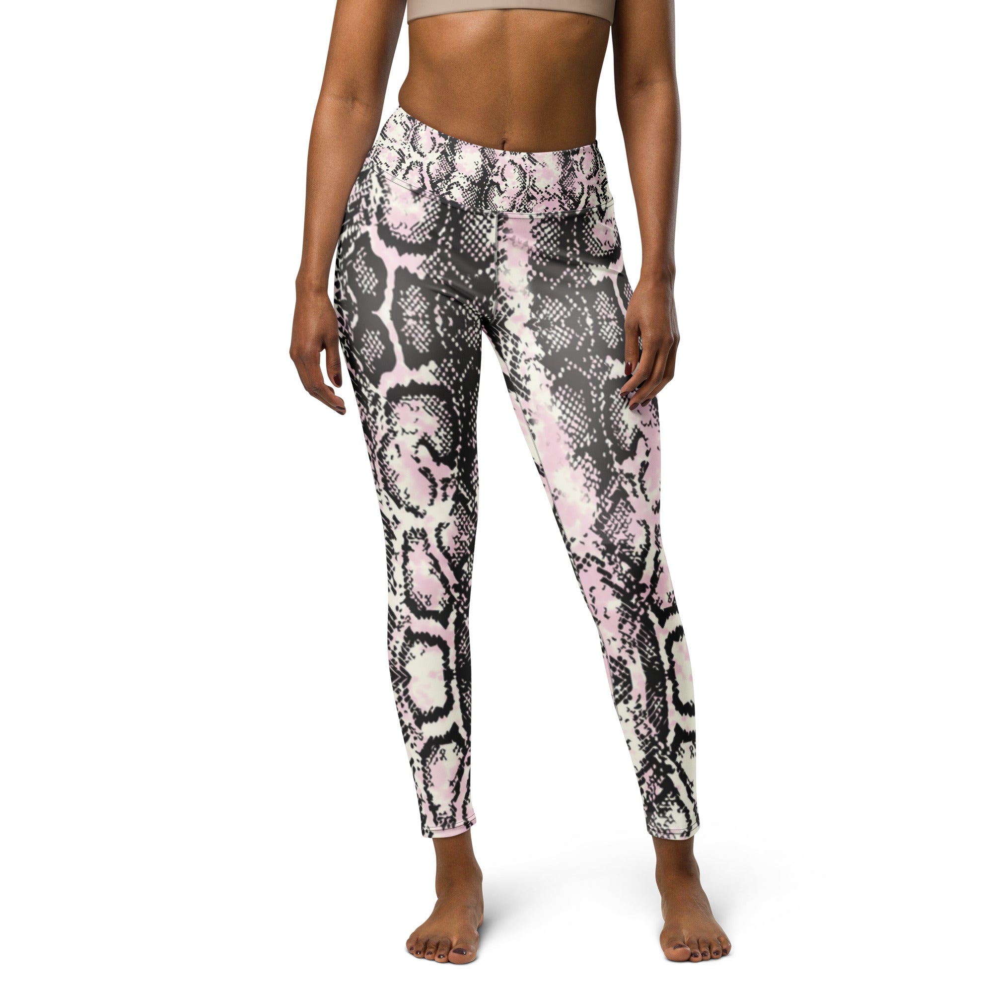 Snake Skin Yoga Leggings
