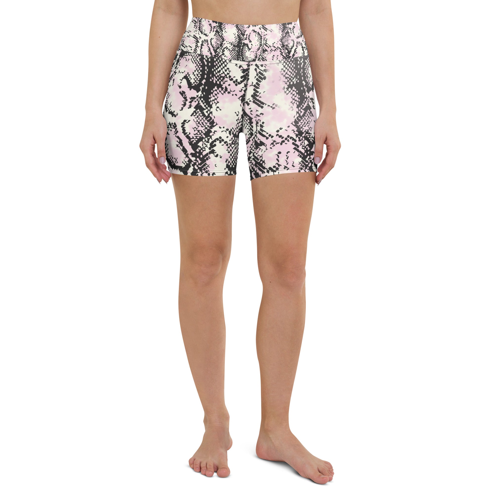 Snake Skin Yoga Shorts