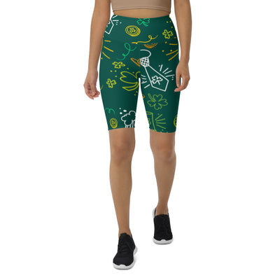 Lucky Irish Biker Shorts