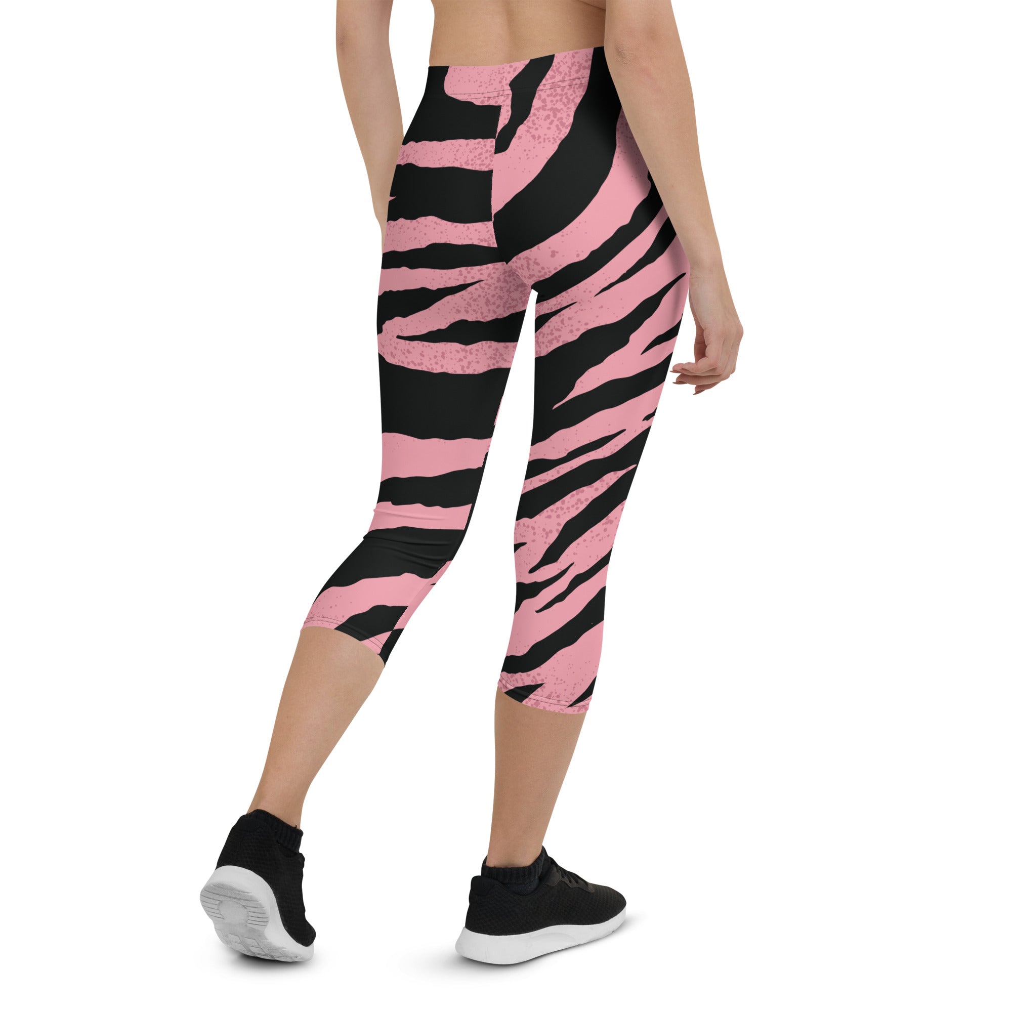 Pink Tiger Capri Leggings
