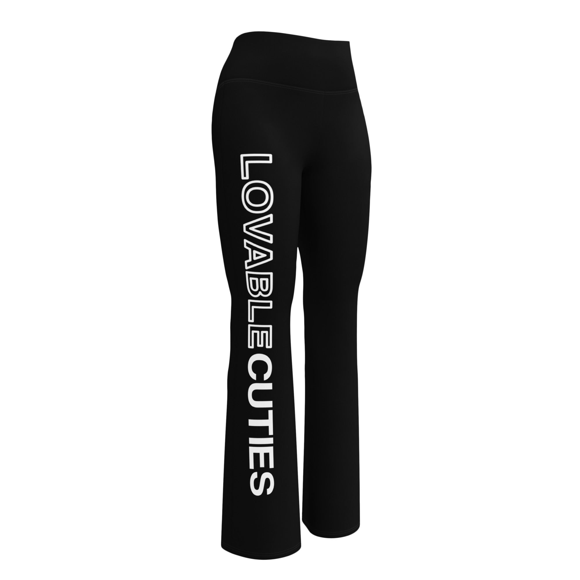 Lovable Cuties Black Flare leggings