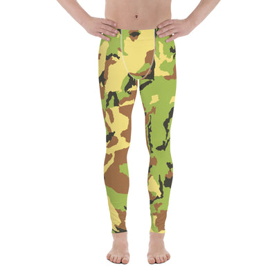 Men's Green Camo Leggings