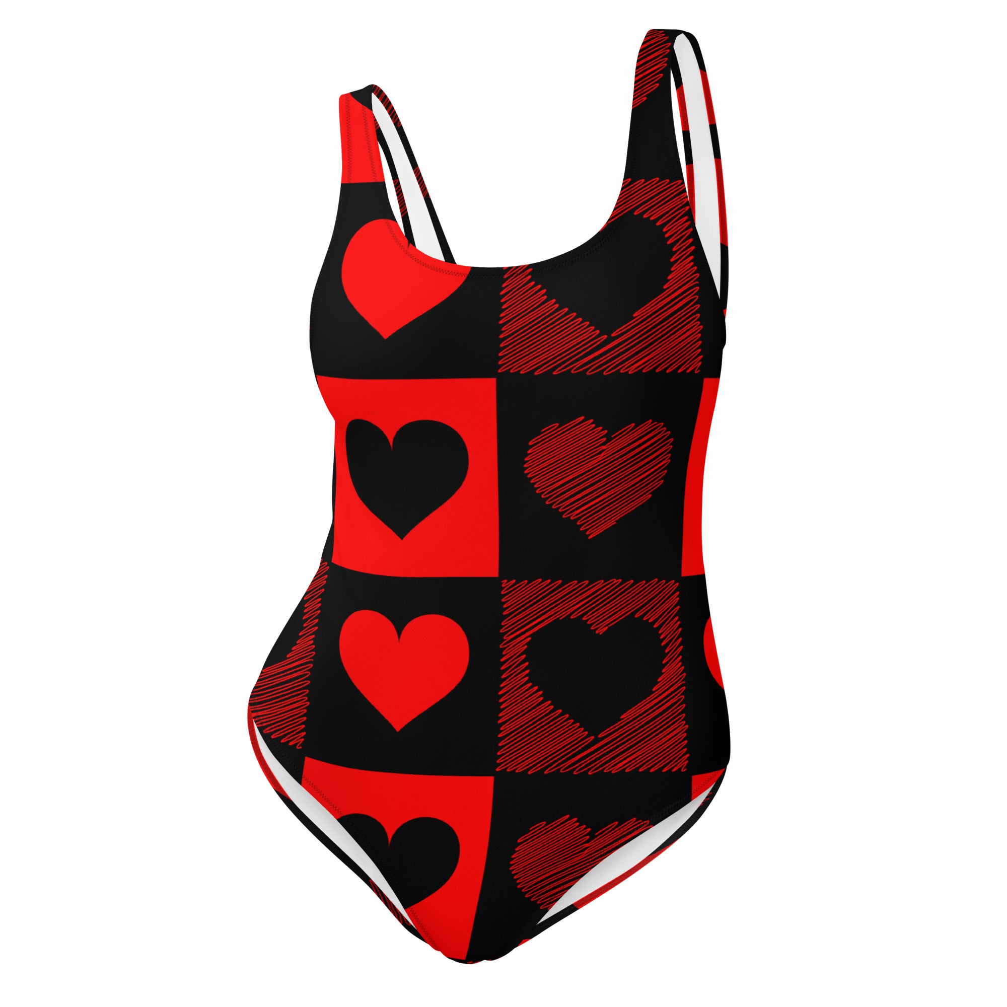 Hearts One-Piece Swimsuit
