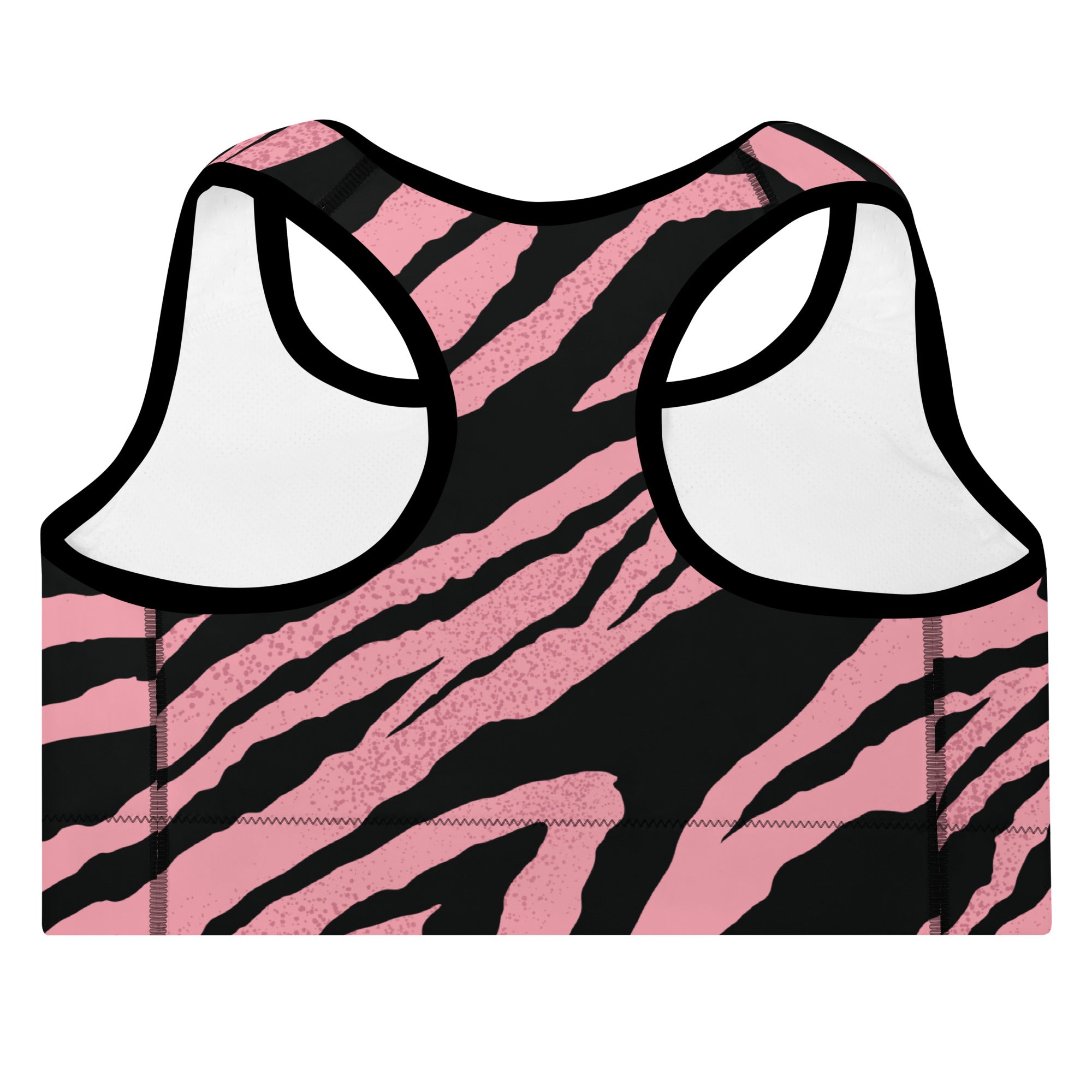 Pink Tiger Padded Sports Bra