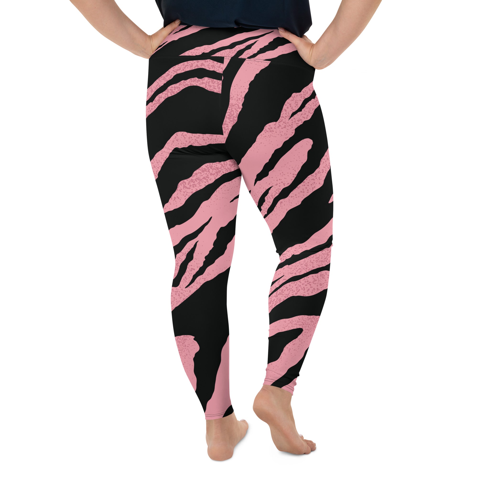 Pink Tiger Plus Size Leggings