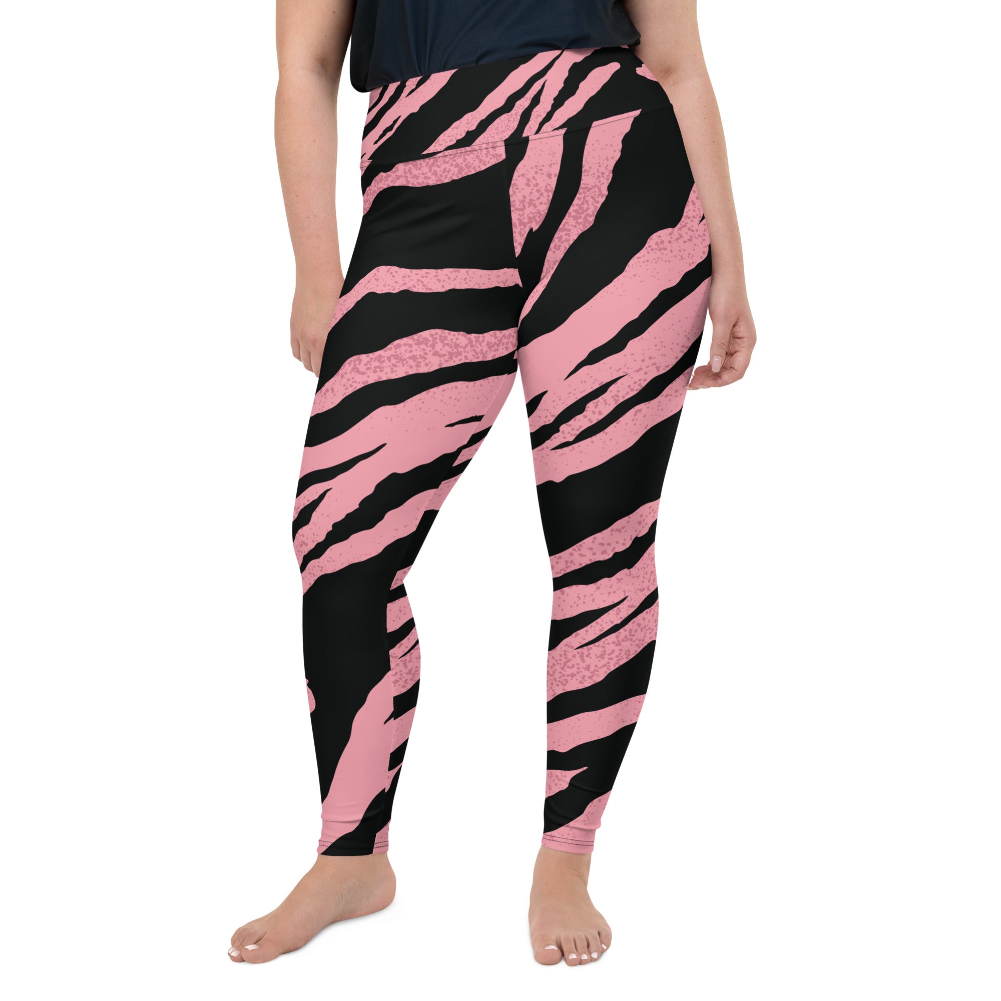 Pink Tiger Plus Size Leggings