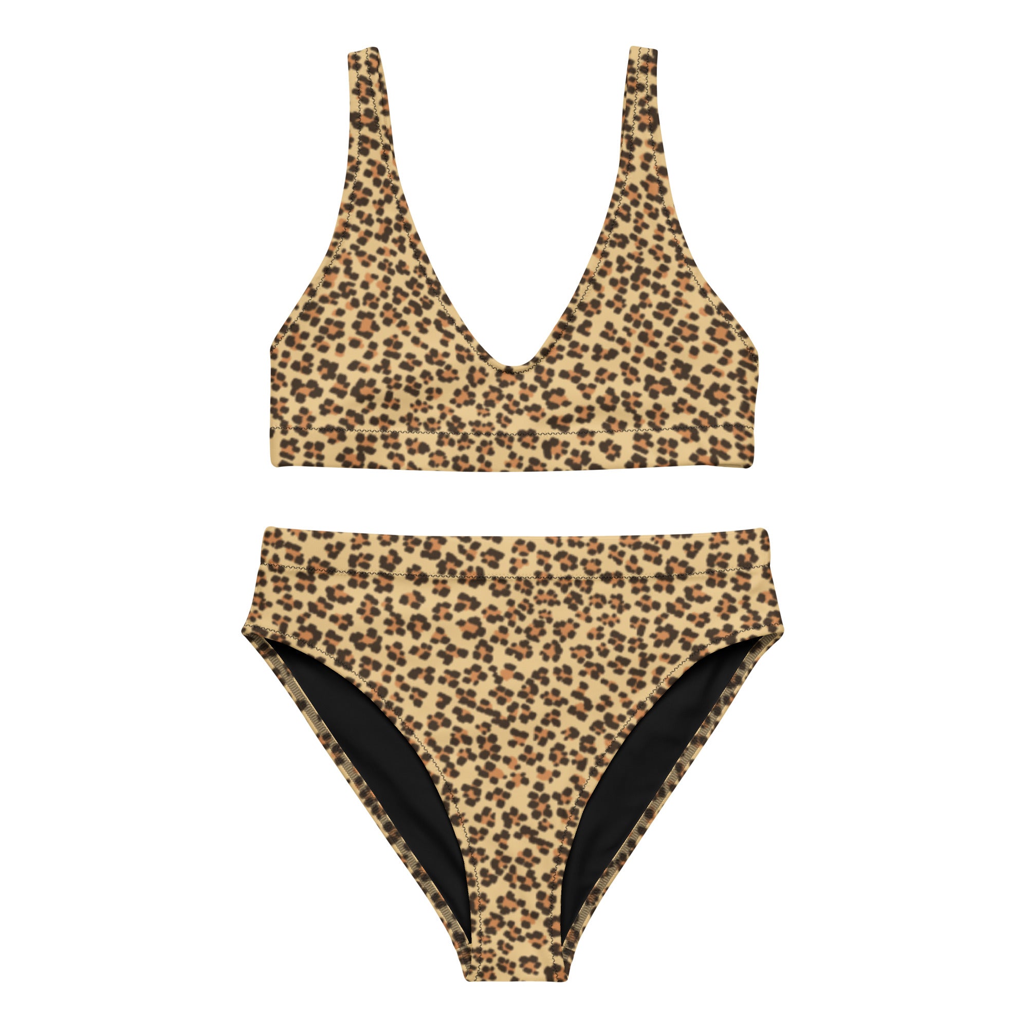 Leopard High-Waisted Bikini