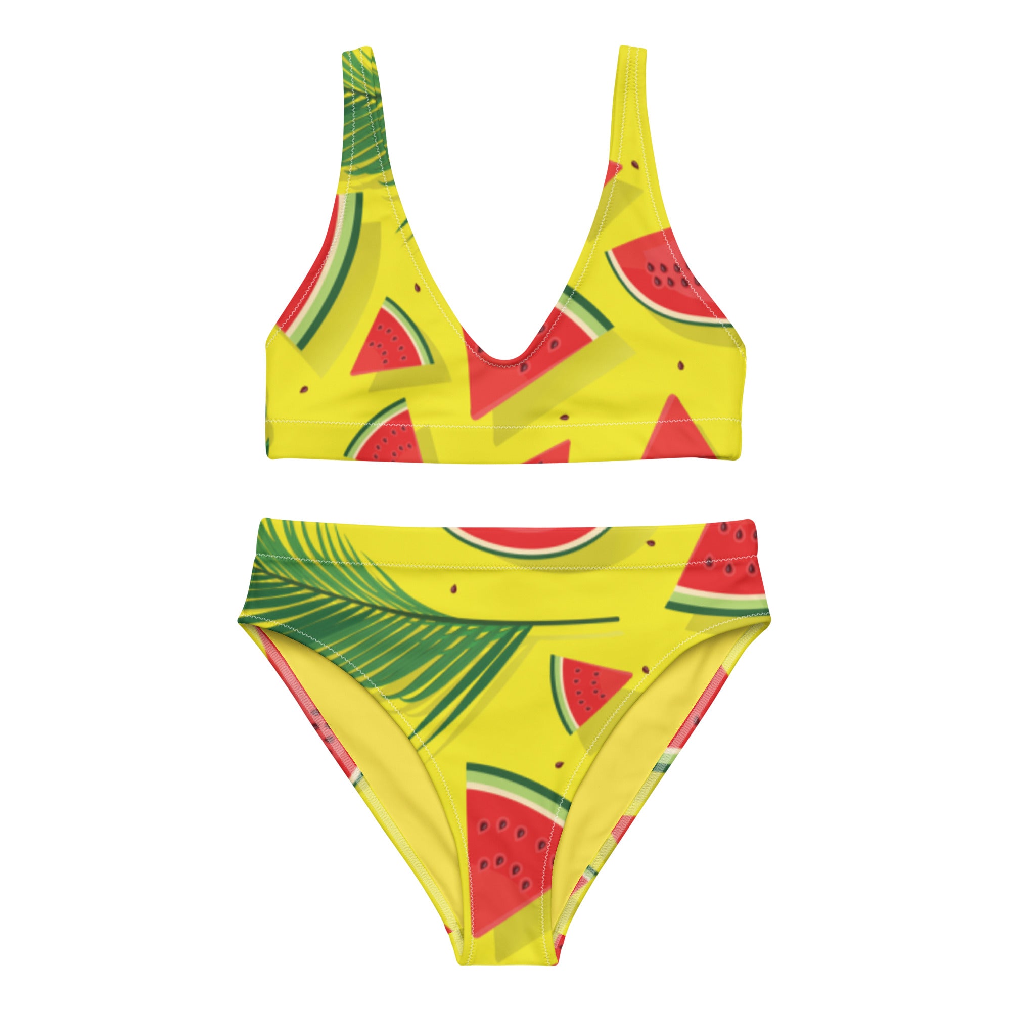 Watermelon High-Waisted Bikini