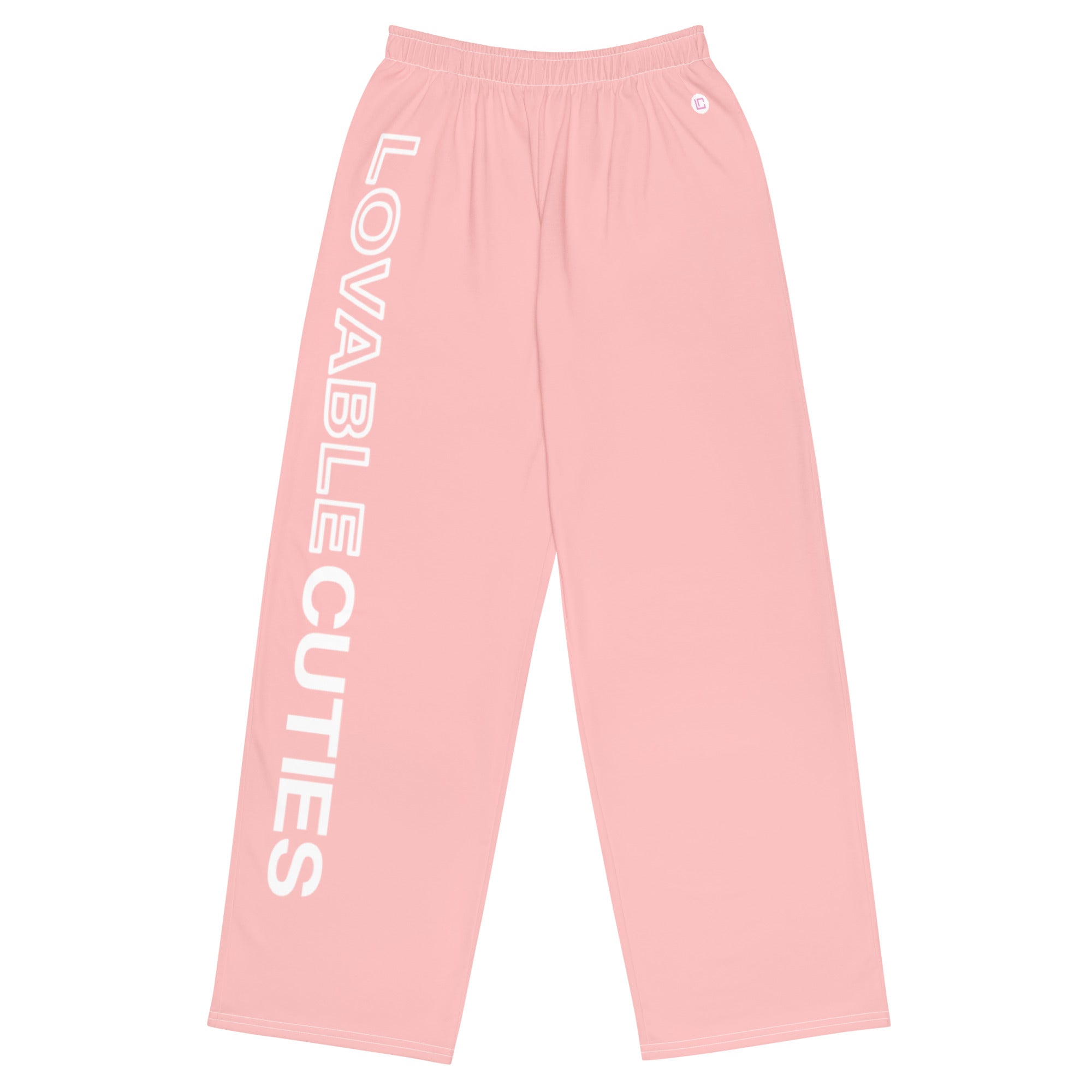 Lovable Cuties Pink Wide-Leg Pants