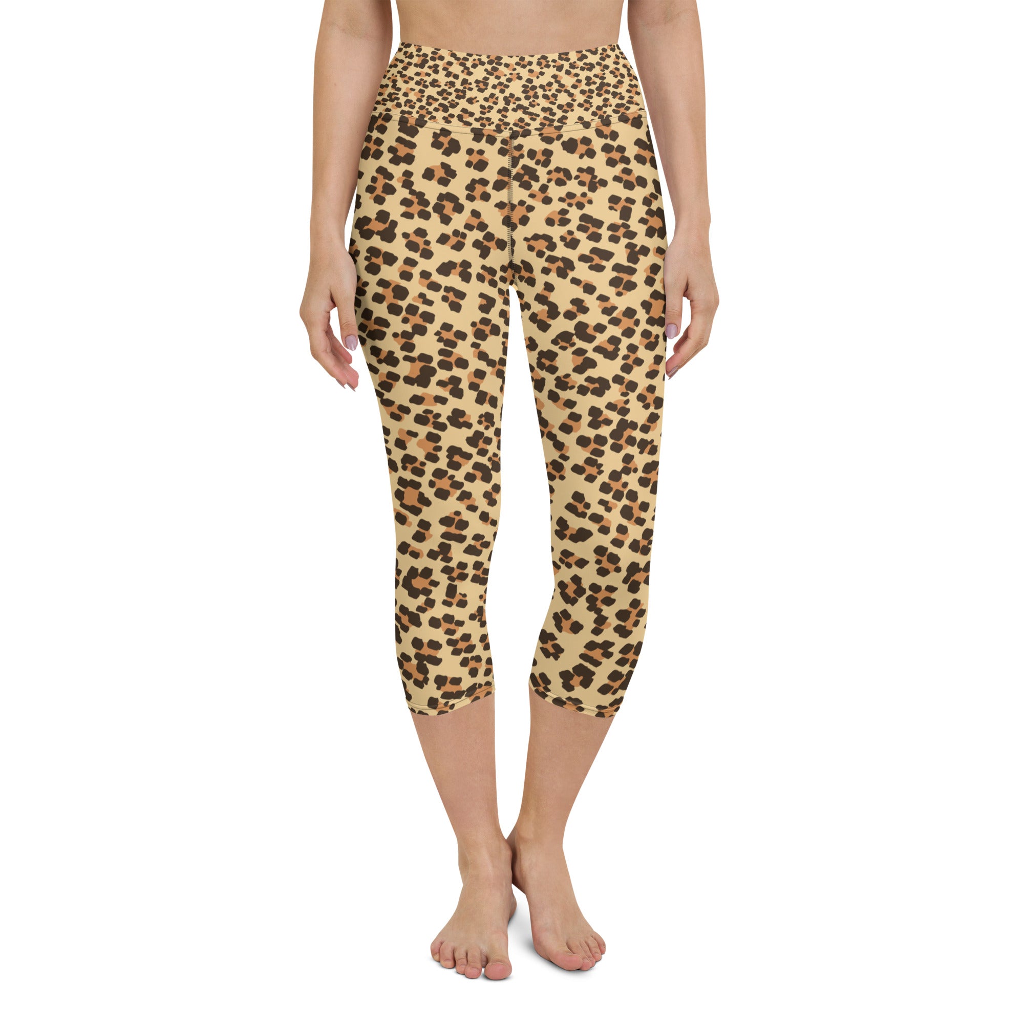 Leopard Yoga Capri Leggings