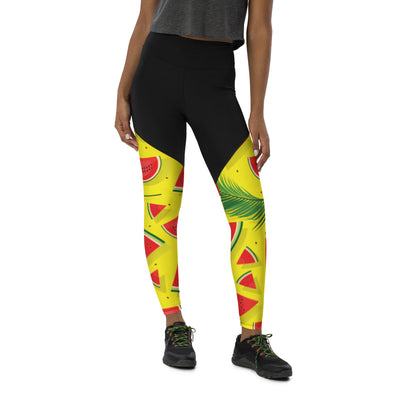 Watermelon Sports Leggings